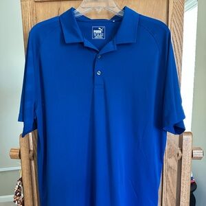 PUMA Men's Blue Polo Shirt